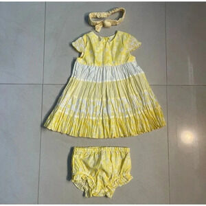Yellow Dress Set For Girls